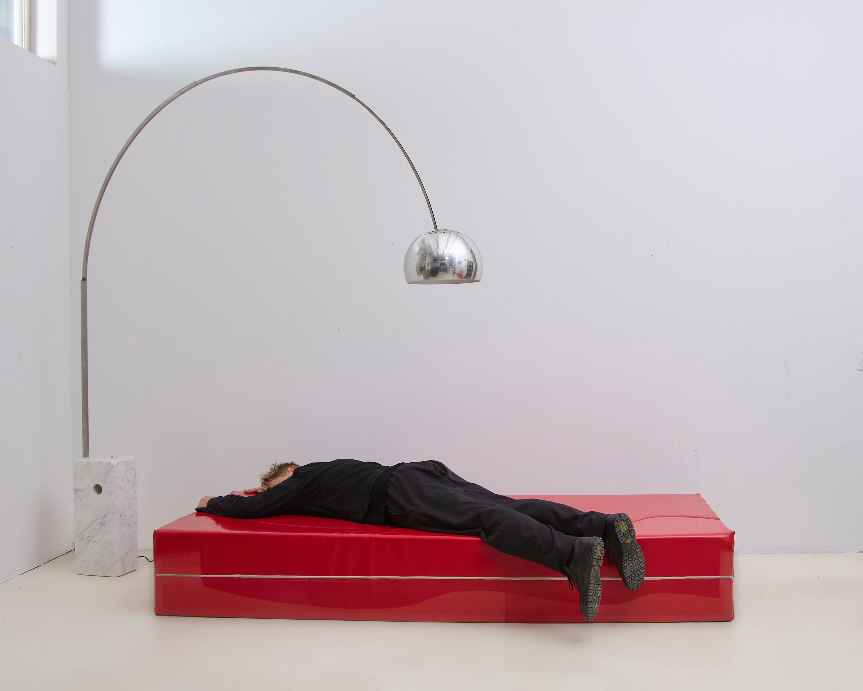 Red Superonda Sofa by Archizoom Associati for Poltronova