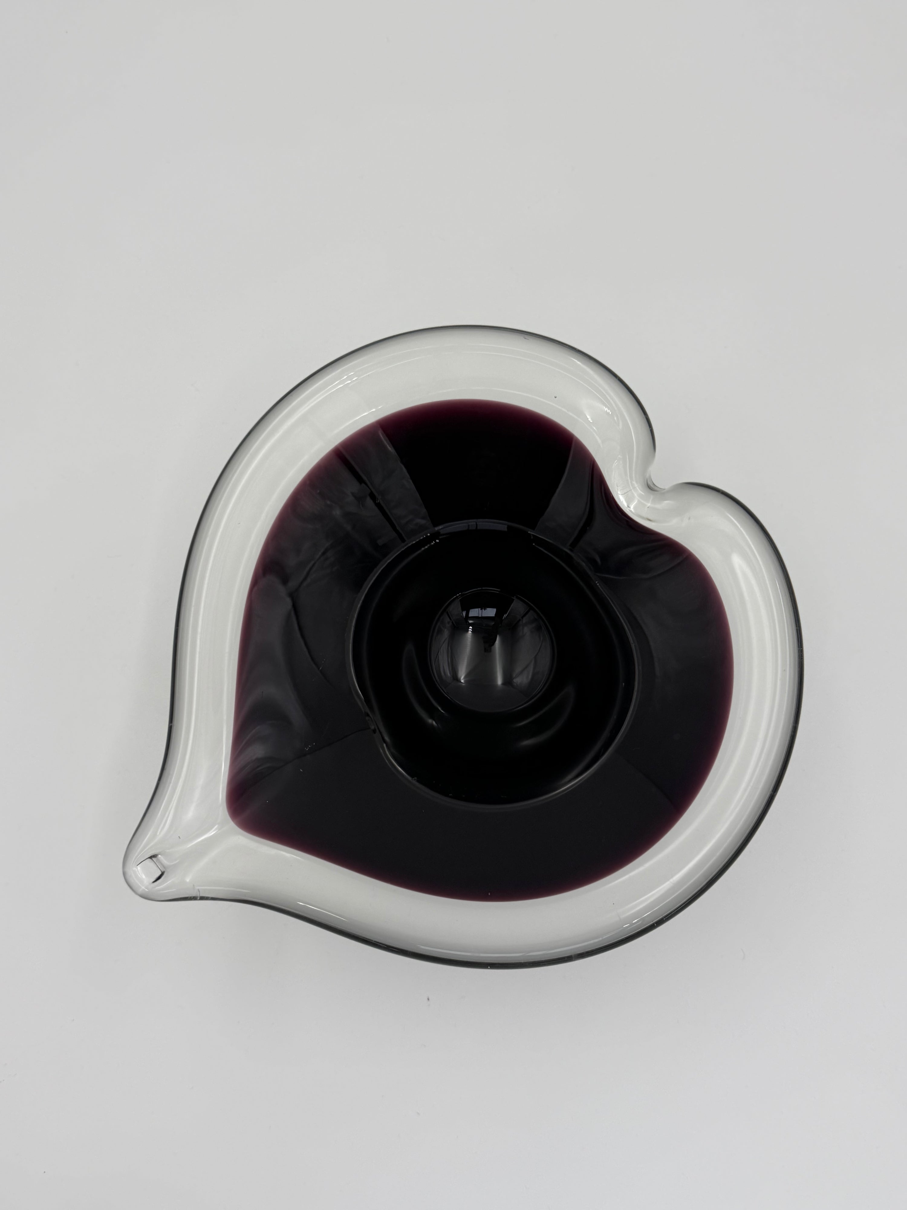 Heart Shaped Muranoglass Vase