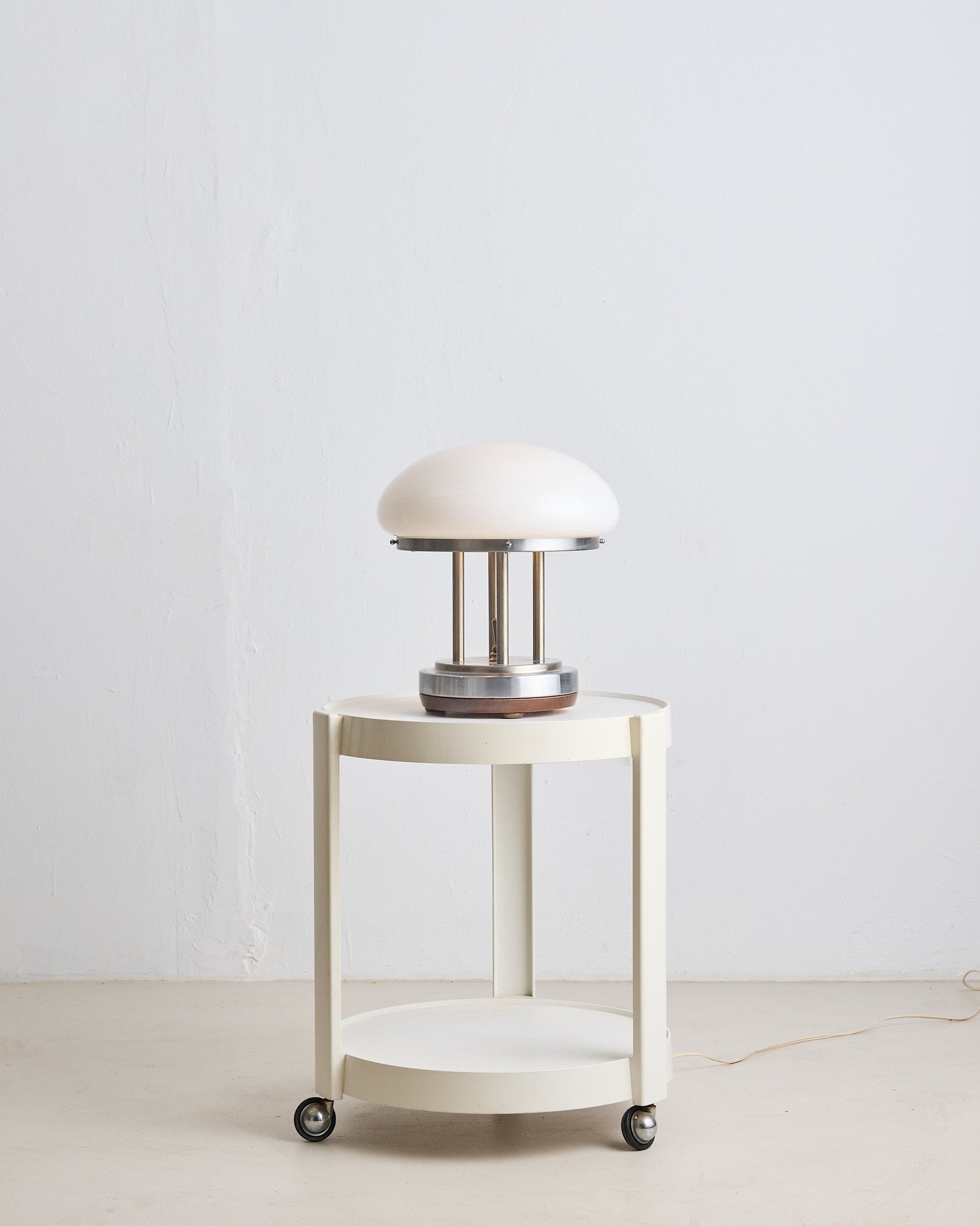 Vintage Opal Glass Lamp