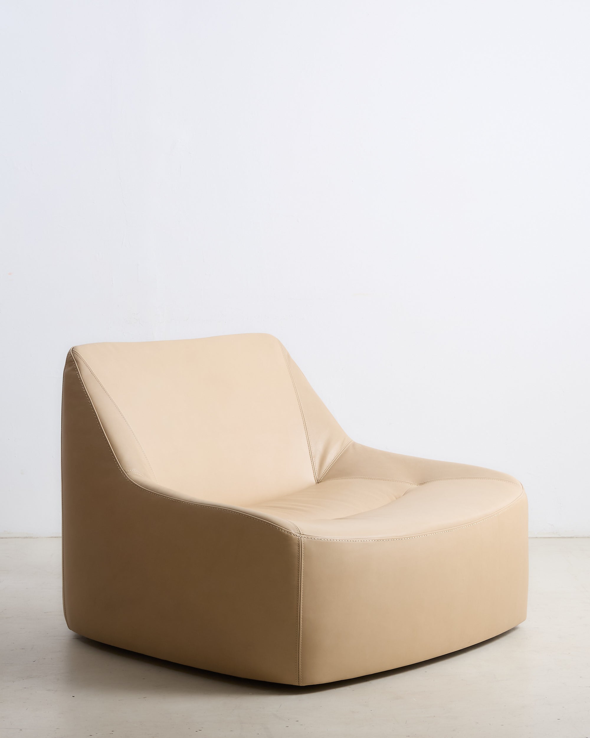 Jackie O" Leather Armchair By Ivano Redaelli