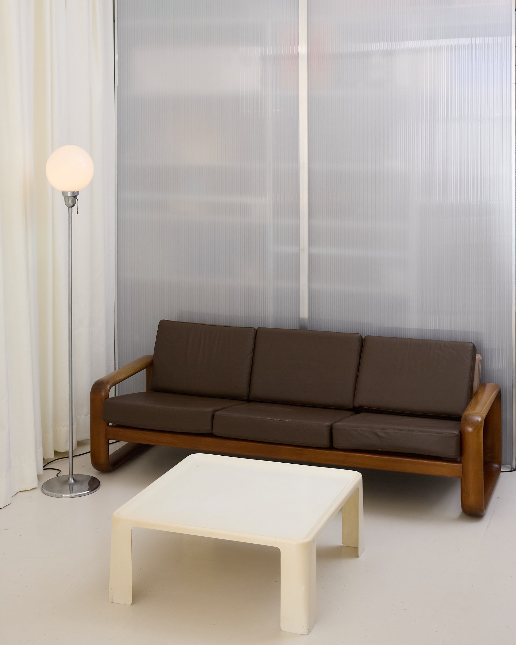 Rosenthal Studio Line 3 Seater Leather Sofa