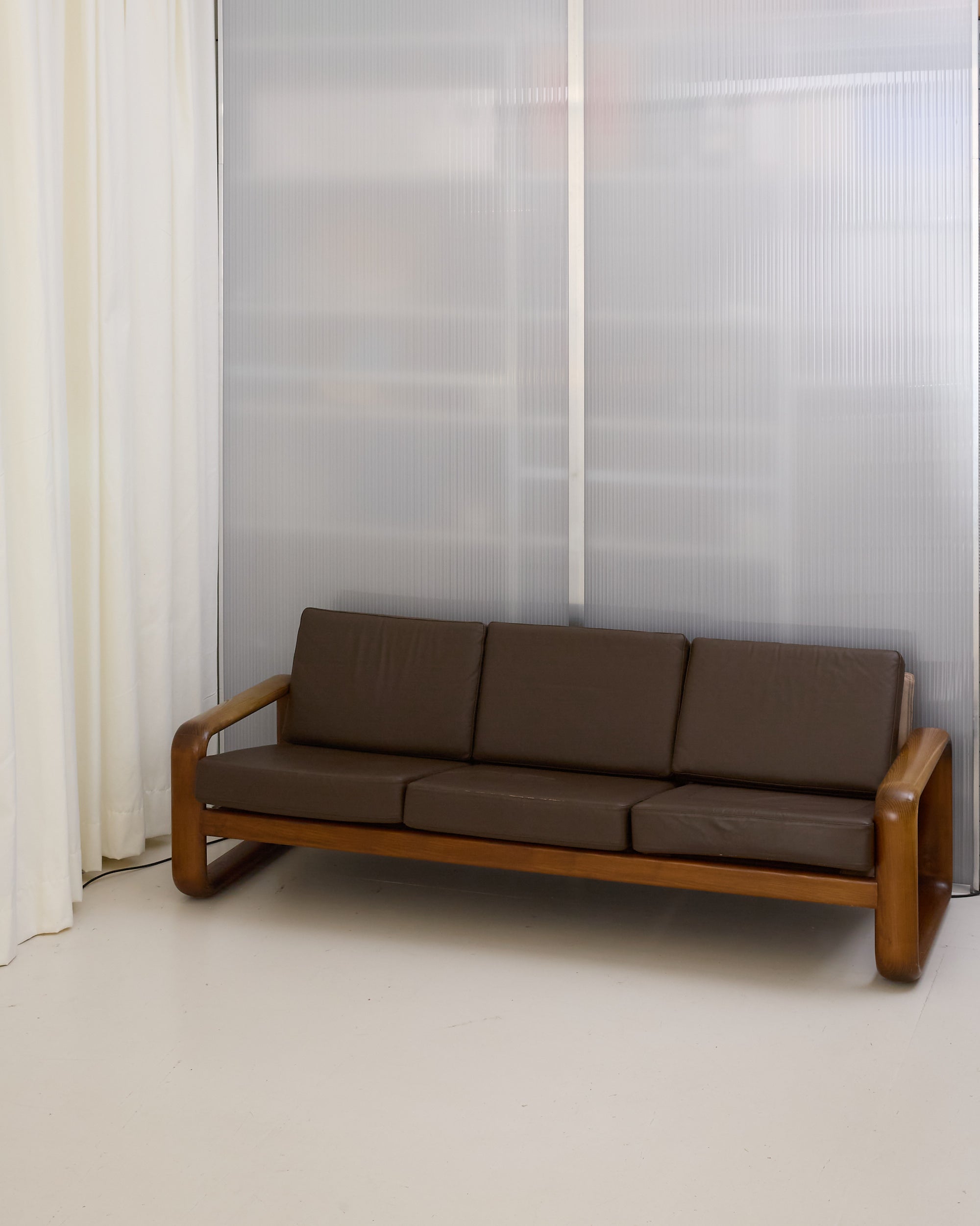 Rosenthal Studio Line 3 Seater Leather Sofa