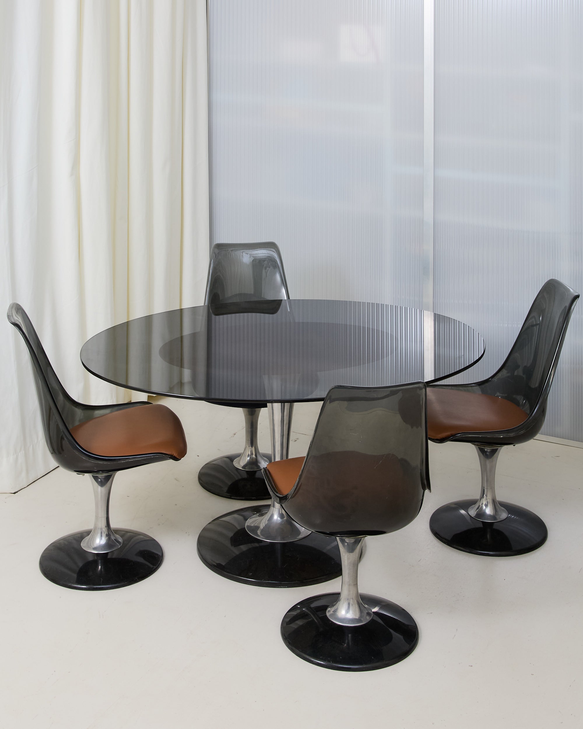 Vladimir Kagan for Chromecraft dining table