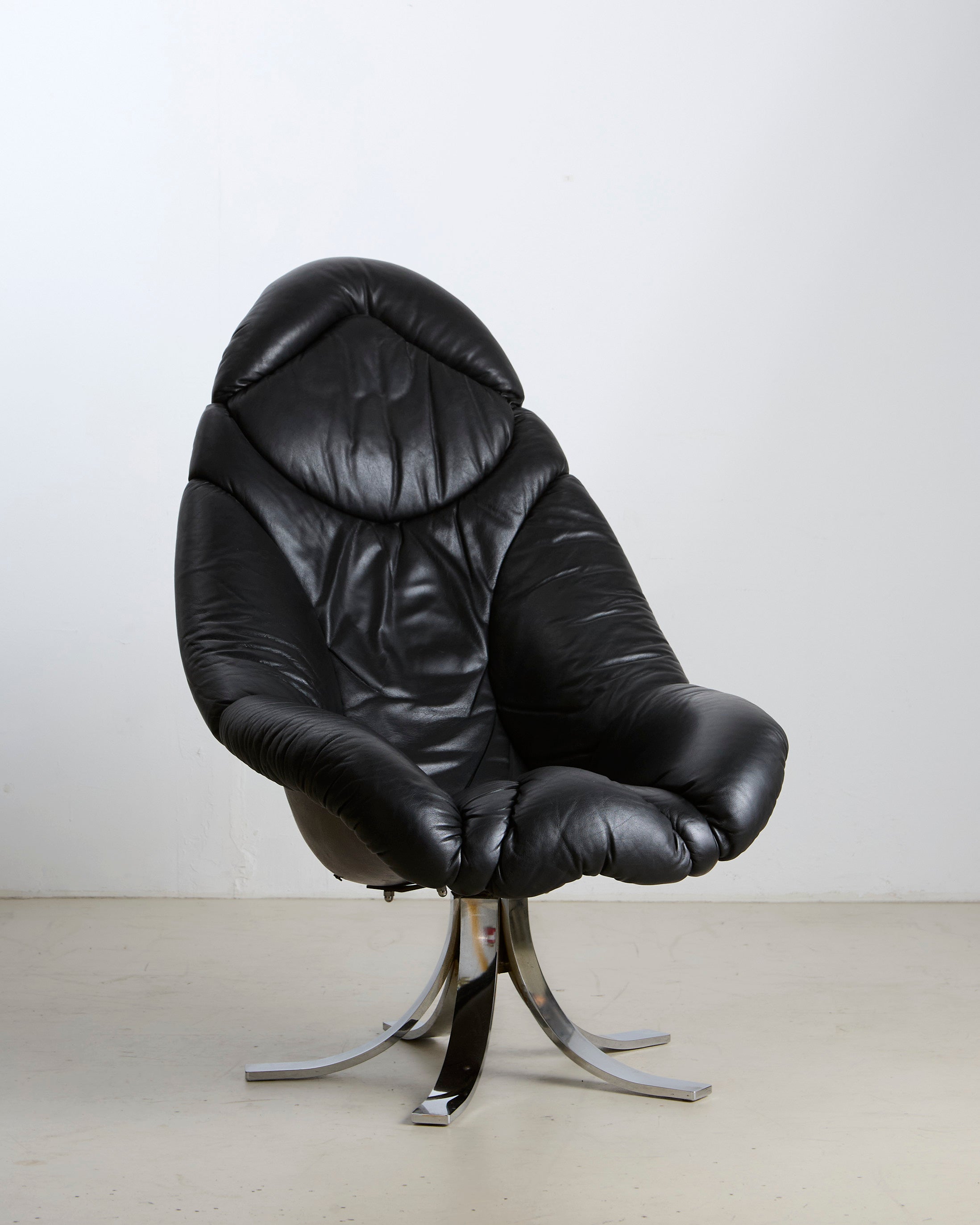 Vintage Italian Leather Armchair