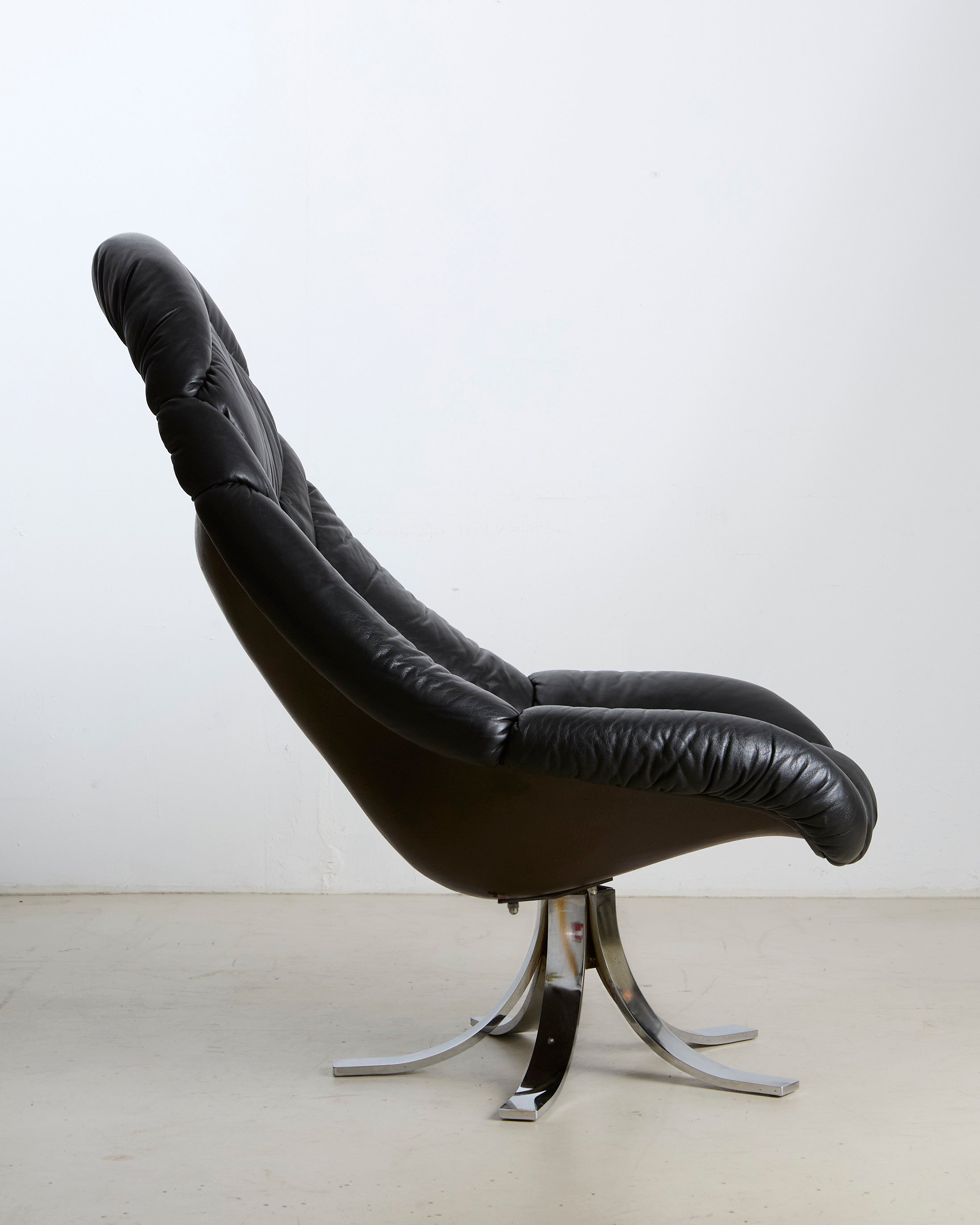 Vintage Italian Leather Armchair