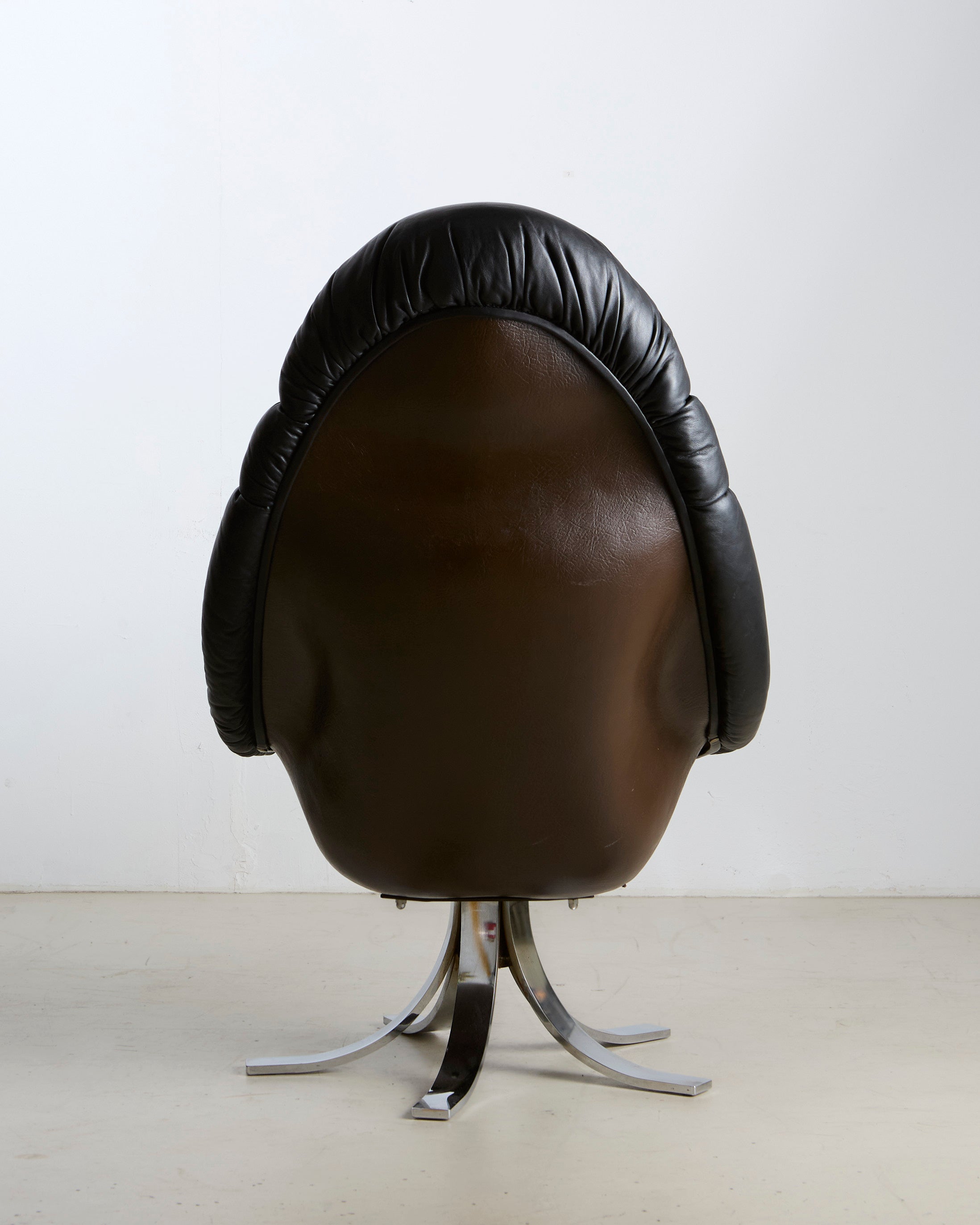 Vintage Italian Leather Armchair