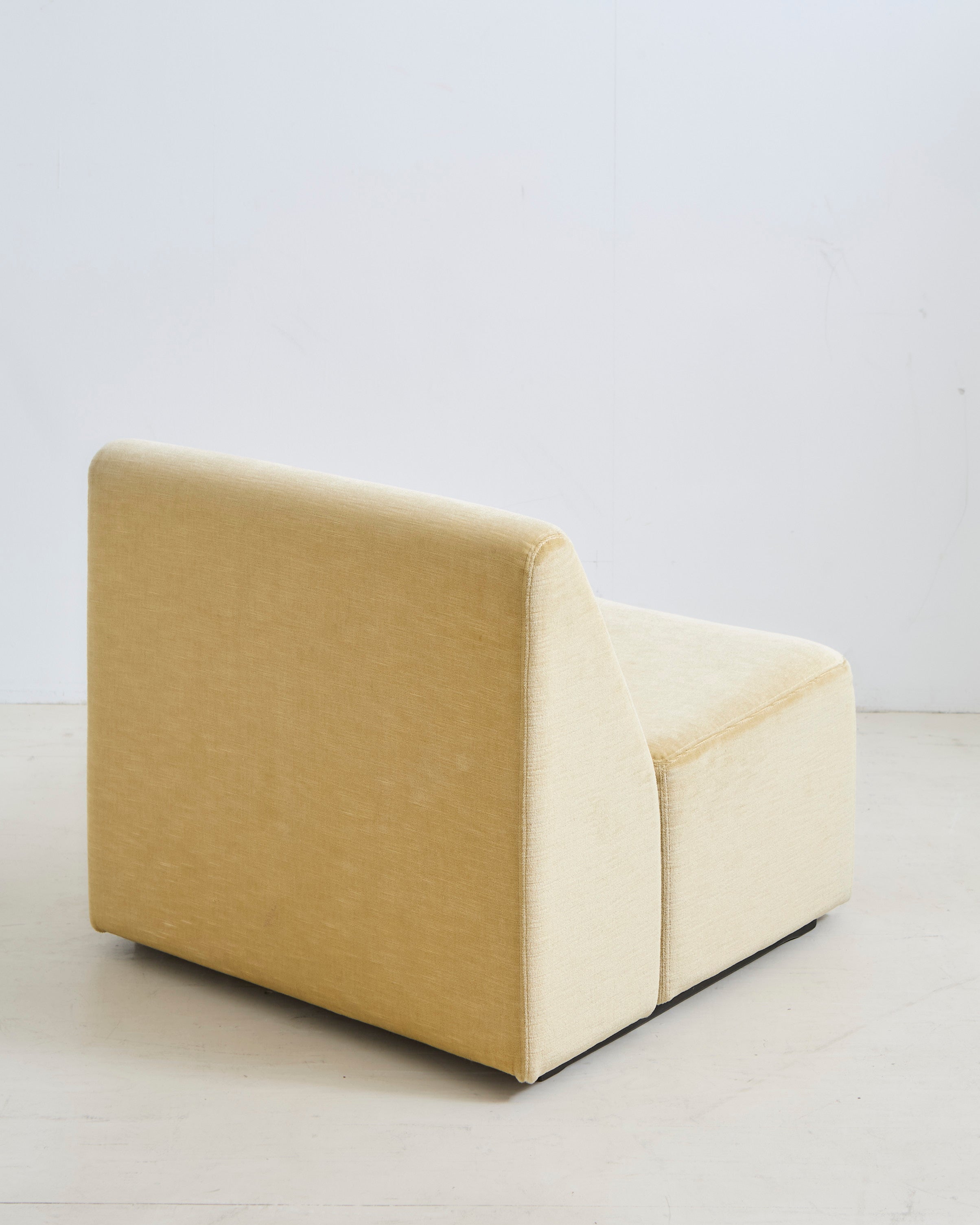 Modular Vintage Wohnbedarf velvet Couch, 80's