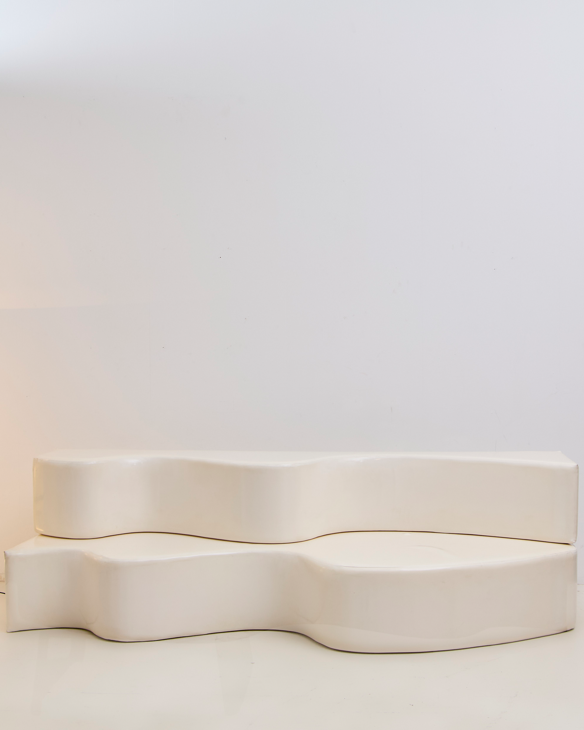 White Superonda Sofa by Archizoom Associati for Poltronova